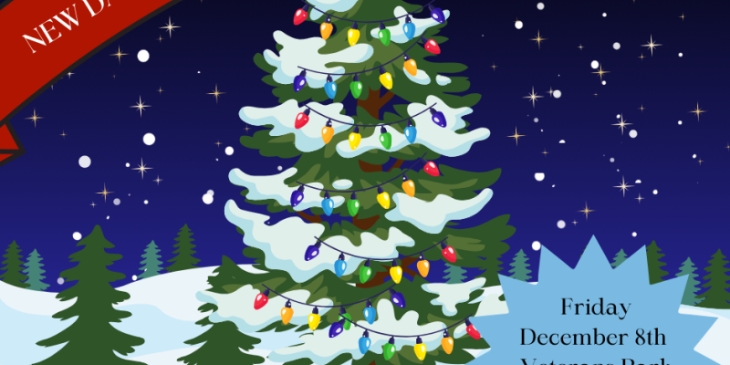 Holiday Tree Lighting Friday December 8th